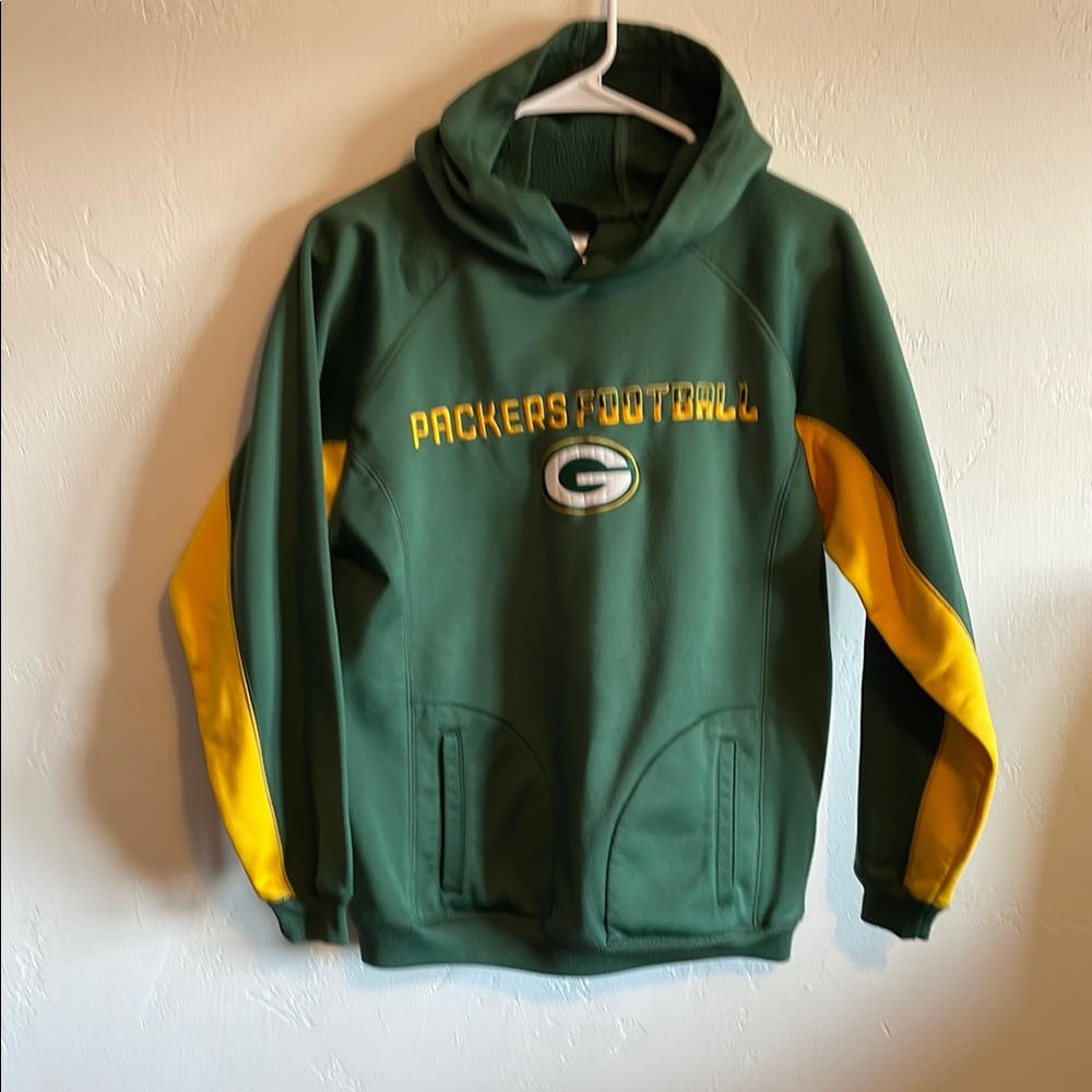 Green Bay Packers Kids Hoodie - Green and Yellow